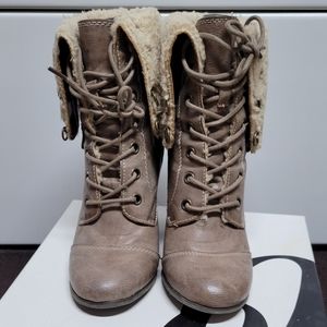 Nine West Fur Boots Size 7